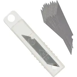 Лезвия сменные для перового ножа-скальпеля Attache Selection 6 мм перовые (10 штук в упаковке)