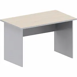 Стол прямой Easy Standard (дуб светлый/серый, 1200х600х740 мм)