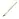 Ручка гелевая CROWN "Hi-Jell Pastel", ЖЕЛТАЯ ПАСТЕЛЬ, узел 0,8 мм, линия письма 0,5 мм, HJR-500P Фото 0