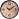 Часы настенные ход плавный, Troyka 77774731, круглые, 30*30*5, коричневая рамка