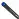 Ручка-роллер Uni-Ball II Micro, СИНЯЯ, корпус черный, узел 0,5 мм, линия 0,24 мм, UB-104 Blue Фото 2