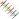 Набор текстовыделителей Kores High Liner Plus (толщина линии 1-5 мм, 6 цветов)