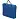 Папка-портфель пластиковая А4 синяя (350х270 мм, 1 отделение) Фото 0
