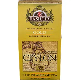 Чай листовой черный Basilur The Island of Tea Gold Ceylon 100 г