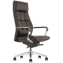Кресло для руководителя Easy Chair 597 ML черное (натуральная кожа, алюминий)