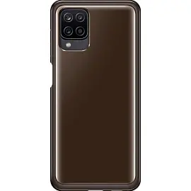 Чехол-накладка Samsung Soft Clear Cover для Samsung Galaxy A12 черный (EF-QA125TBEGRU)