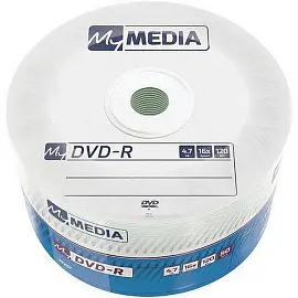 Диск DVD-R Mymedia 4.7 ГБ 16x pack wrap 69200 (50 штук в упаковке)