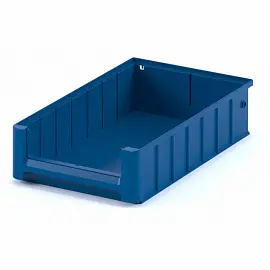 Ящик (лоток) универсальный полипропиленовый I Plast SK 4209 400x234x90 мм синий ударопрочный морозостойкий с перегородками