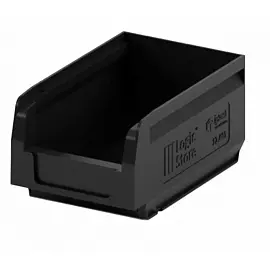 Ящик (лоток) универсальный полипропиленовый I Plast Logic Store 165x100x75 мм черный ударопрочный морозостойкий