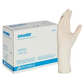 Перчатки медицинские хирургические латексные ExtraMAX Archdale стерильные неопудренные размер XS (6) бежевые (80 штук в упаковке)