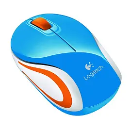 Мышь компьютерная Logitech (910-002733) Wireless Mini Mouse M187, Blue NEW