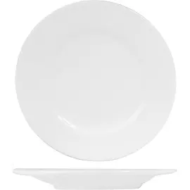 Тарелка фарфоровая KunstWerk диаметр 165 мм белая