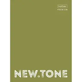 Тетрадь на кольцах со сменным блоком Hatber Олива Newtone Pastel А4 80 80 листов зеленая в клетку