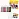Краски витражные ЮНЛАНДИЯ, 10 цветов + 2 черных контура, 12 туб по 10,5 мл, книга шаблонов, 191759 Фото 0