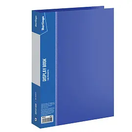 Папка со 100 вкладышами Berlingo "Standard", 30мм, 800мкм, синяя