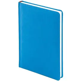 Ежедневник недатированный Attache Velvet искусственная кожа A5 136 листов ярко-синий (145x205 мм)