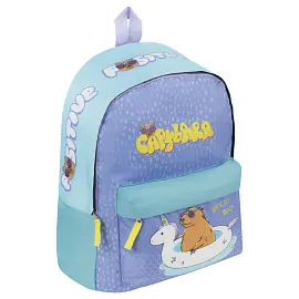 Рюкзак ArtSpace Street "Capybara", 40*29*18см, 1 отделение, 1 карман