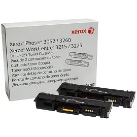 Картридж лазерный Xerox 106R02782 черный оригинальный (двойная упаковка)