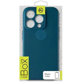 Чехол накладка силикон Red Line iBox Case для iPhone 15 Pro, синий