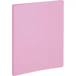 Папка файловая на 60 файлов Attache Акварель А4 40 мм розовая (толщина обложки 0.35 мм)
