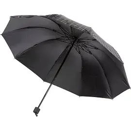 Зонт складной механика 10 спиц черный
