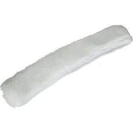 Насадка шубка для мытья окон из микрофибры 35 см белая