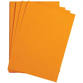 Цветная бумага 500*650мм, Clairefontaine "Etival color", 24л., 160г/м2, желтое солнце, легкое зерно, 30%хлопка, 70%целлюлоза