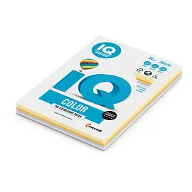 Бумага цветная для печати IQ Color 5 цветов медиум RB03 (А4, 80 г/кв.м, 250 листов)
