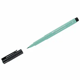Ручка капиллярная Faber-Castell "Pitt Artist Pen Brush" цвет 161 бирюзовая, пишущий узел "кисть