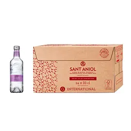 Вода минеральная Sant Aniol газированная 0.33 л (24 штуки в упаковке)