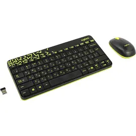 Комплект беспроводной клавиатура и мышь Logitech MK240 (920-008213)