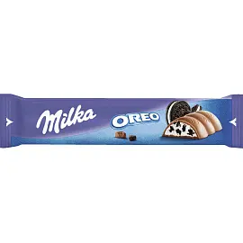 Шоколад Milka молочный со вкусом ванили и кусочками печенья Oreo (36 штук по 37 г)