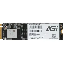 SSD накопитель SSD Накопитель AGi PCIe 3.0 x4 512GB M.2 2280(AGI512G16AI198)
