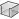 Подставка для блок-кубиков Attache серебристая 10.5x10.5x7.8 см