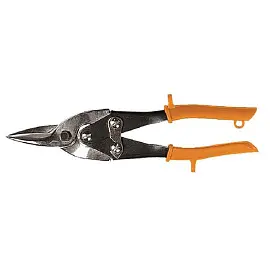 Ножницы по металлу SPARTA, 250 мм, пряморежущие, обрезин рукоятки (783155)