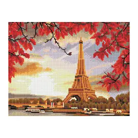Алмазная мозаика ТРИ СОВЫ "Париж", 30*40см, холст, картонная коробка с пластиковой ручкой
