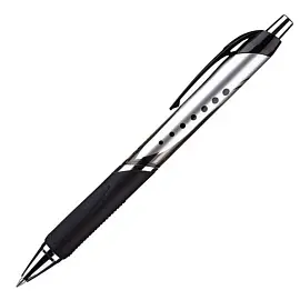 Ручка гелевая автоматическая Attache Selection Galaxy черная (толщина линии 0.5 мм)