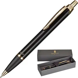 Ручка шариковая автоматическая Legraf Rouan,0,5 мм,син,золот/черн корпус IM