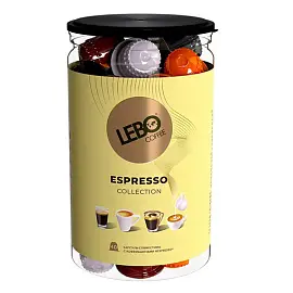 Кофе в капсулах для кофемашин Lebo Espresso (40 штук в упаковке)