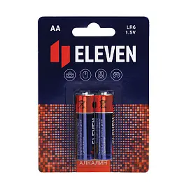 Батарейка Eleven AA (LR6) алкалиновая Цена за 1 батарейку
