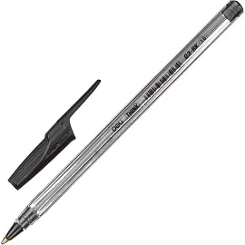 Ручка шариковая неавтоматическая Deli Think черная (толщина линии 0.7 мм)