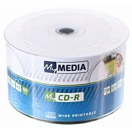 Носители информации CD-R MyMedia 700Mb 52x (50шт/уп) Printable (69206)