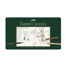 Набор художественных изделий Faber-Castell Pitt Monochrome 33 предмета