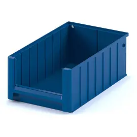 Ящик (лоток) универсальный полипропиленовый I Plast SK 6214 600x234x140 мм синий ударопрочный морозостойкий с перегородками