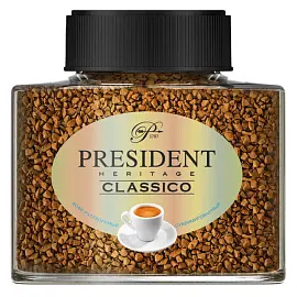 Кофе растворимый President Heritage Classico 100 г (стекло)