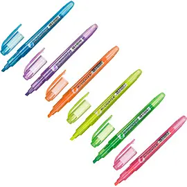 Набор текстовыделителей Crown Multi Hi-Lighter (толщина линии 1-4 мм, 6 цветов)