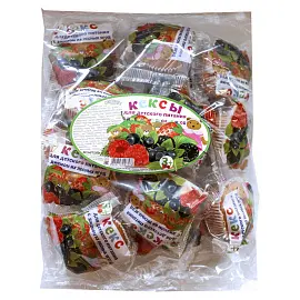 Кексы Махариши для детского питания с джемом из лесных ягод 500 г
