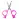Ножницы детские Deli 128 мм универсальные тупоконечные розовые Фото 0