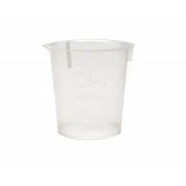 Мерный стакан (мензурка) с носиком 50 мл (100 штук в упаковке)