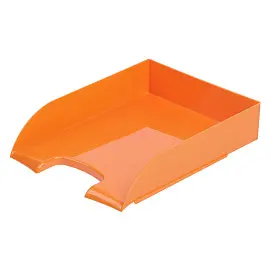 Лоток горизонтальный для бумаг Attache Fantasy пластиковый оранжевый